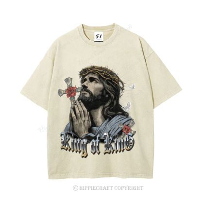 Unisex  jesus bible Washed T-Shirt
