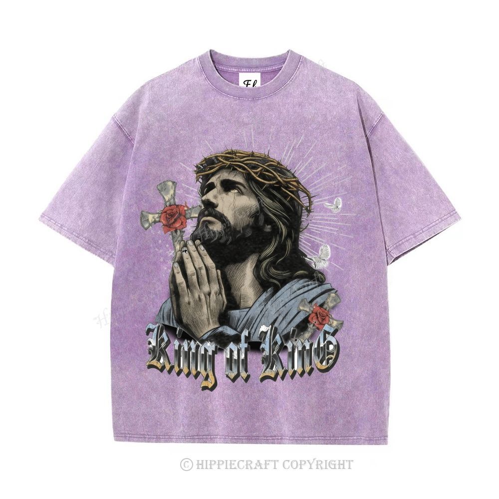 Unisex  jesus bible Washed T-Shirt