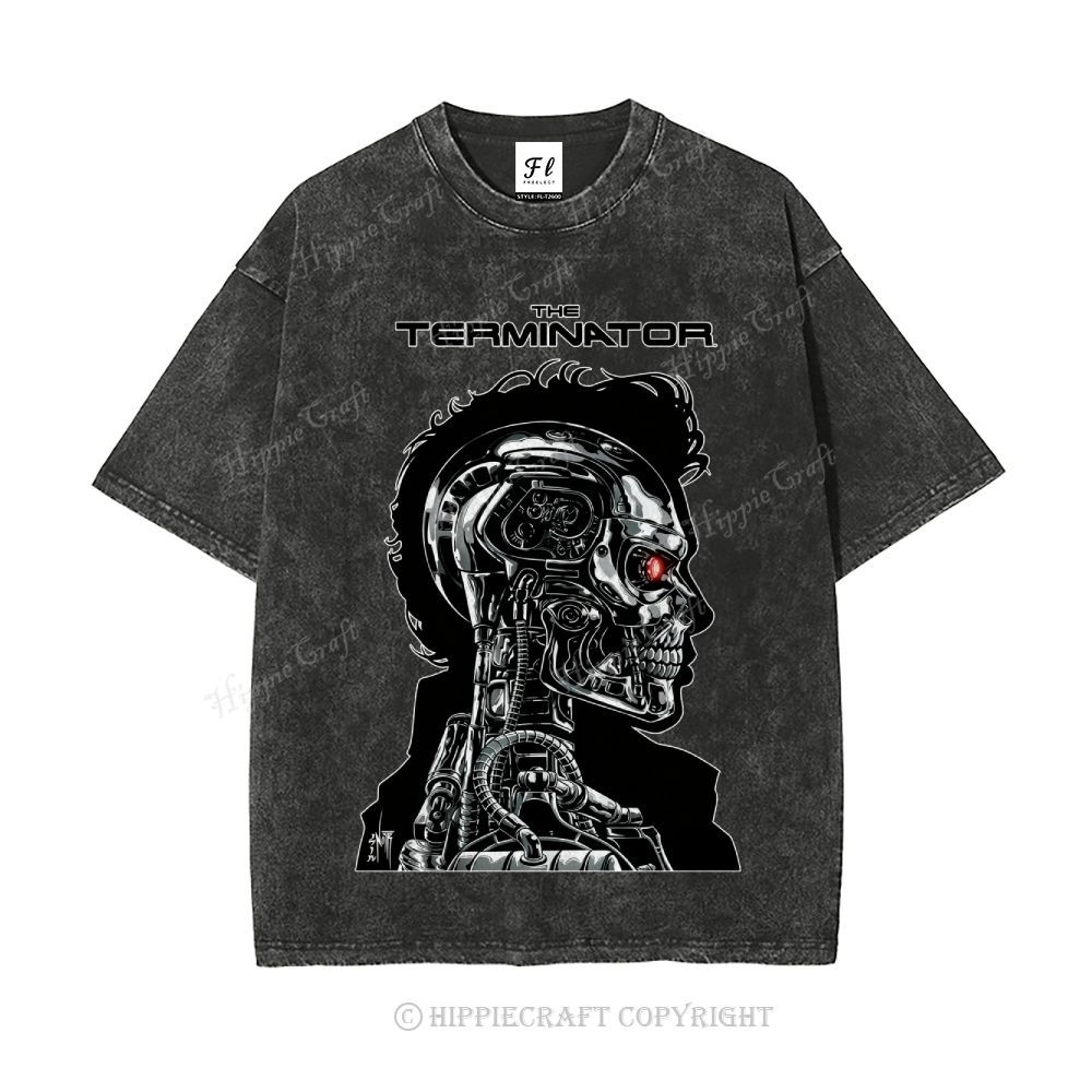 Unisex  Terminator Washed T-Shirt