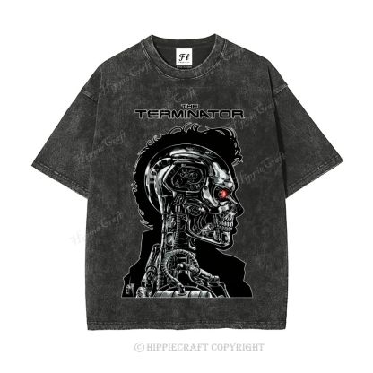 Unisex  Terminator Washed T-Shirt
