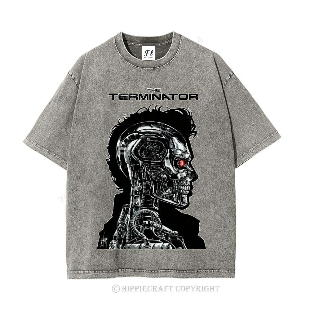 Unisex  Terminator Washed T-Shirt