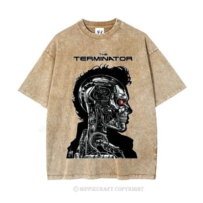 Unisex  Terminator Washed T-Shirt