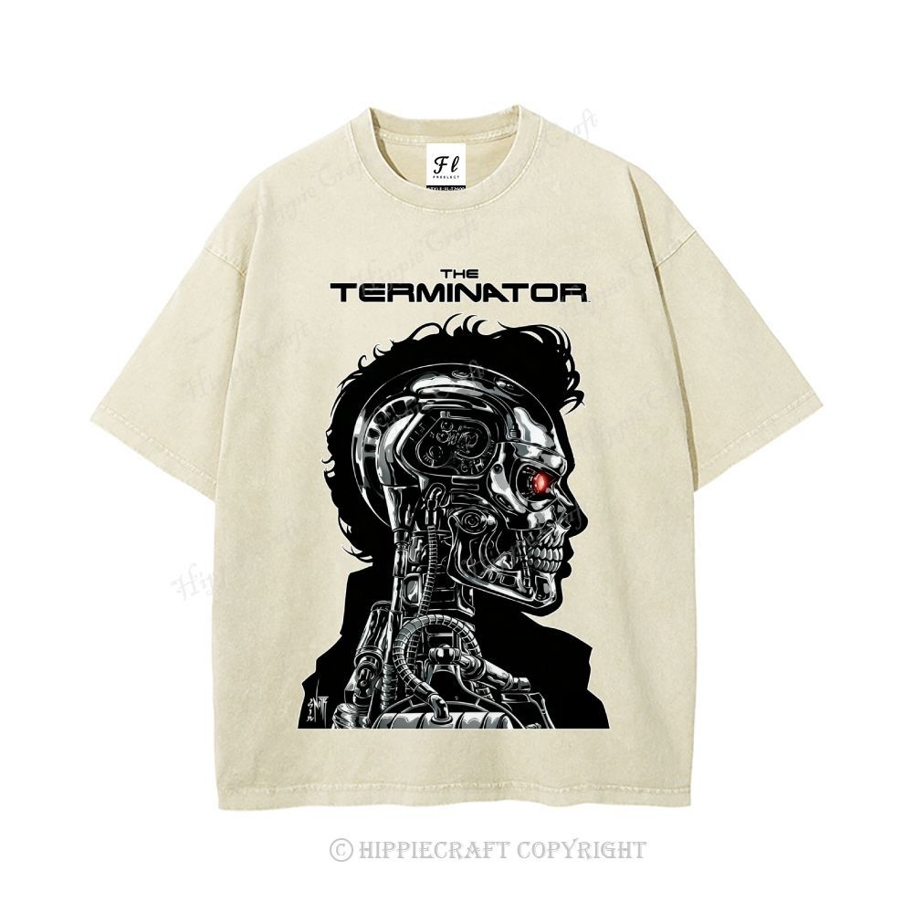 Unisex Terminator Washed T-Shirt