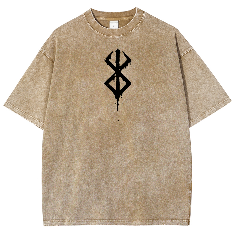 Unisex Fit Washed T-Shirt berserk
