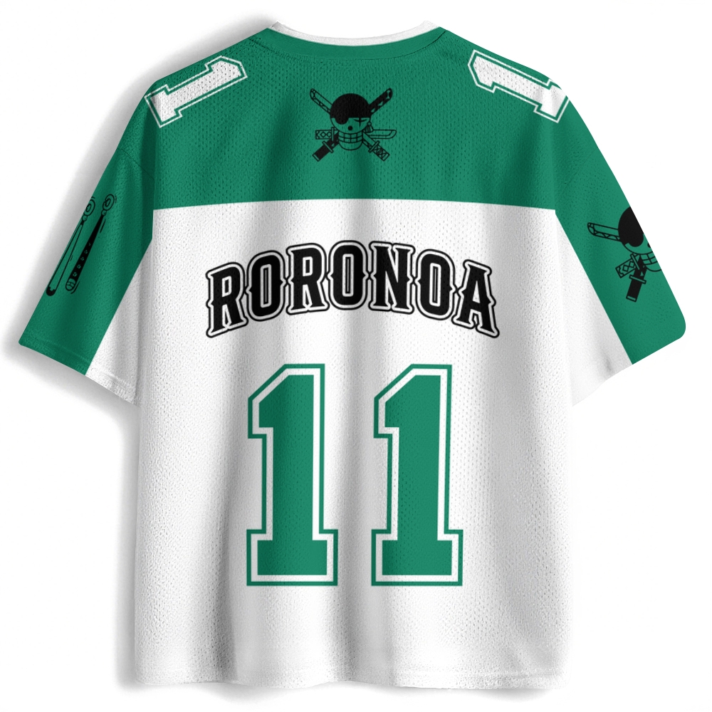 One Piece Crew Neck Football Jersey