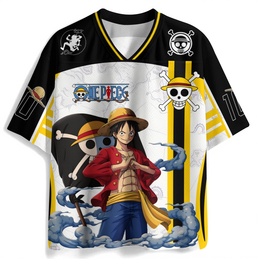 One Piece Crew Neck Football Jersey