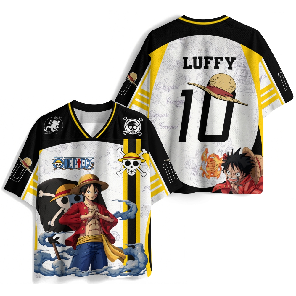 One Piece Crew Neck Football Jersey