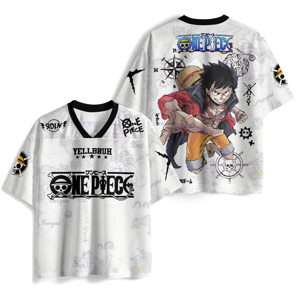 One Piece Crew Neck Football Jersey