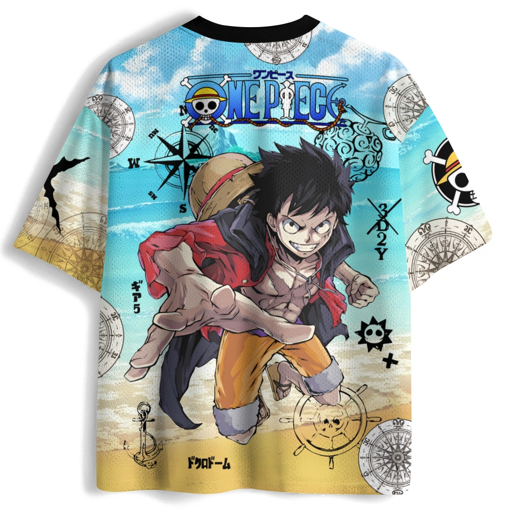One Piece Crew Neck Football Jersey