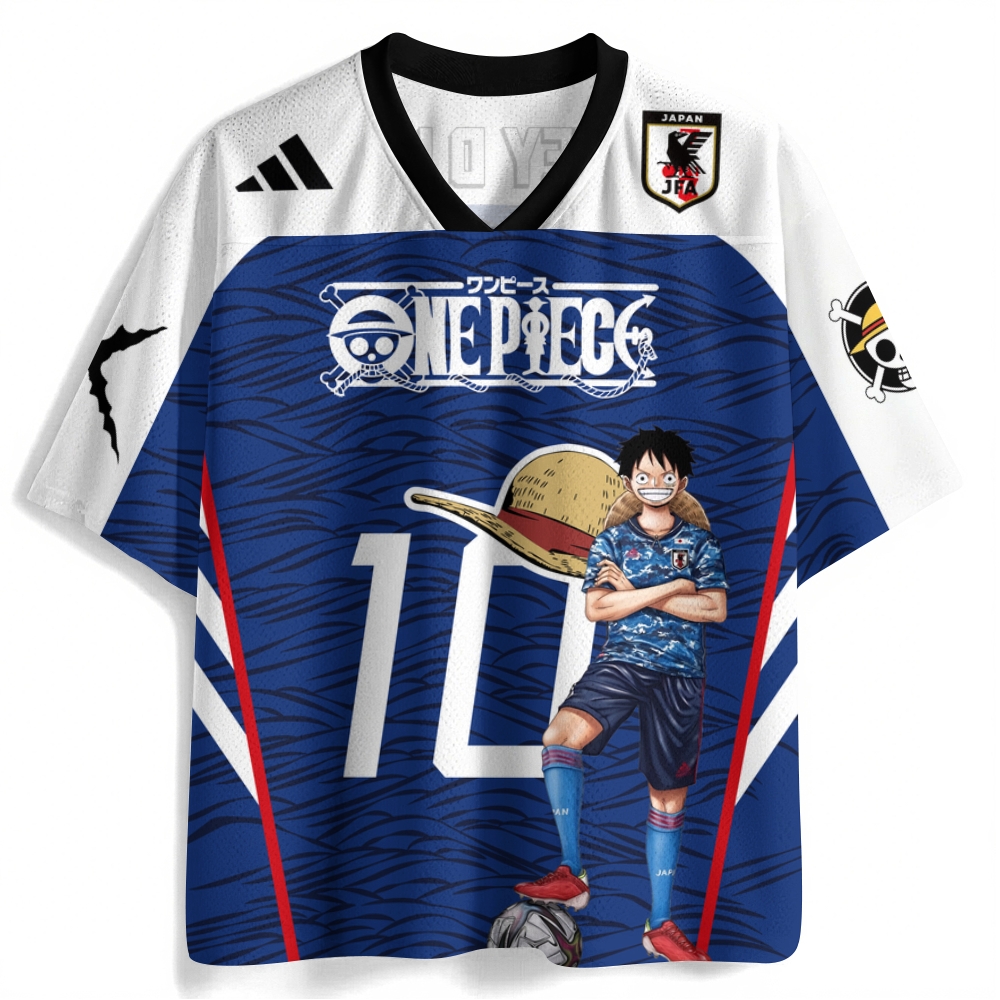 One Piece Crew Neck Football Jersey