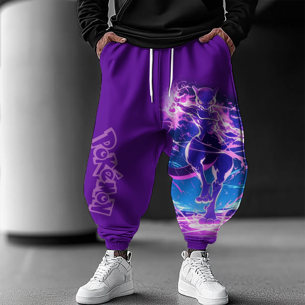 Unisex Casual Anime Streetwear Pants丨Pokémon