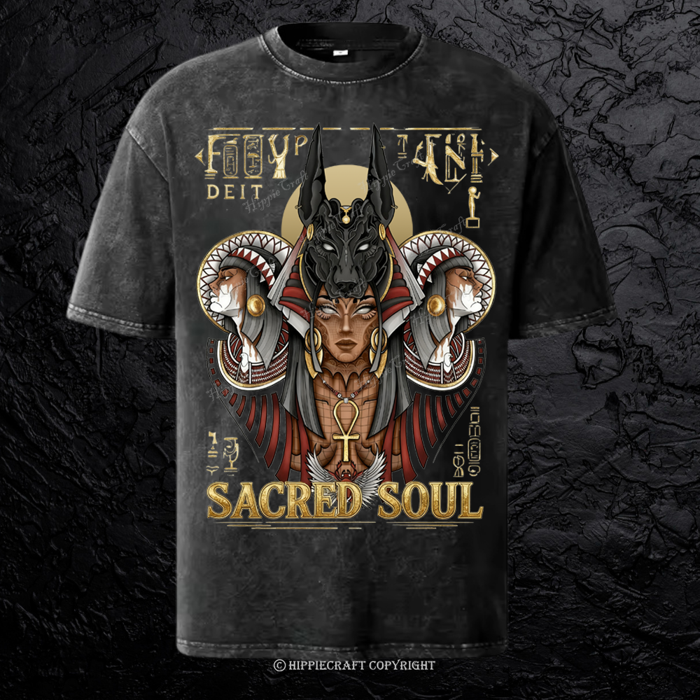 Unisex ANUBIS Washed T-Shirt