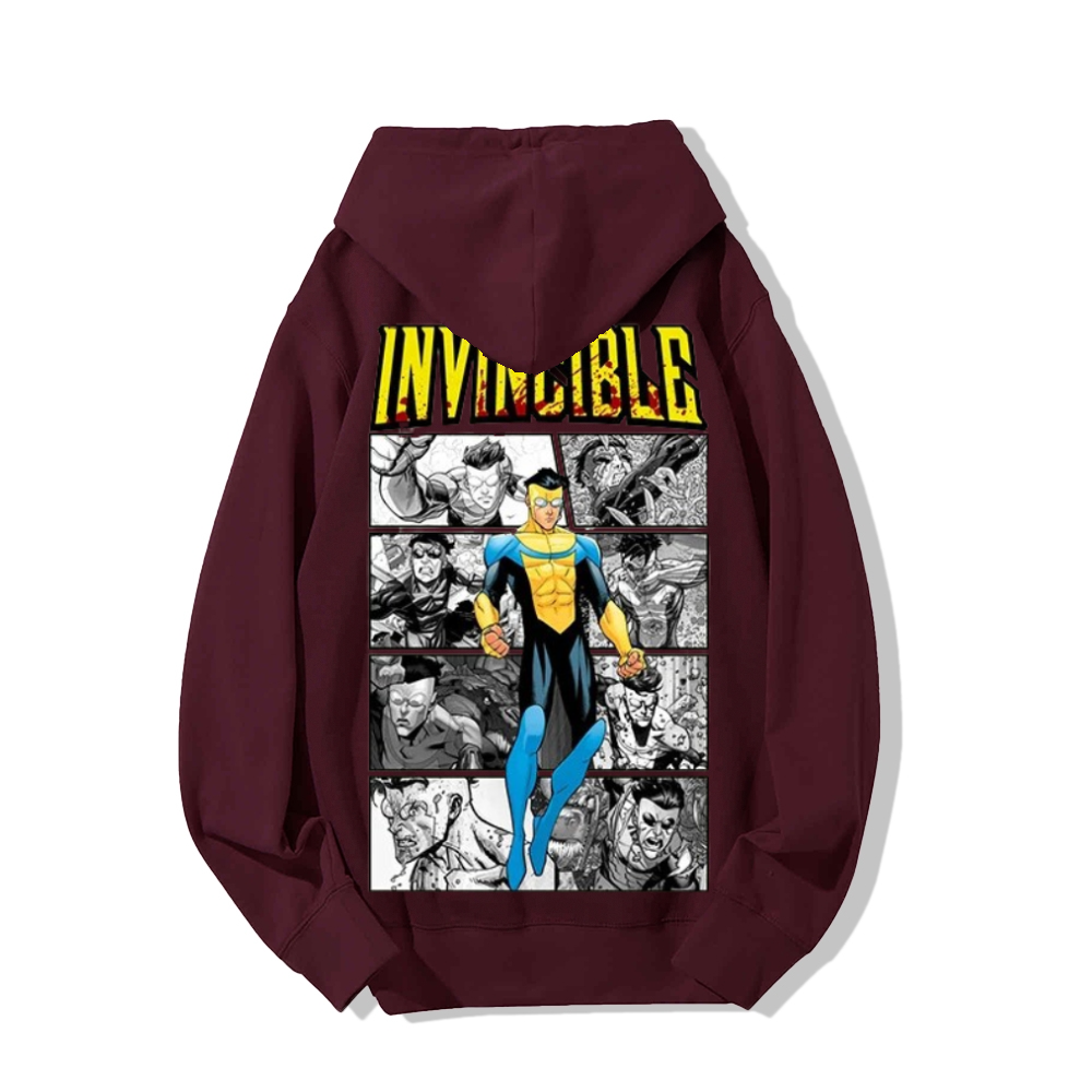 Invincible Cotton Unisex Graphic Stylish Hooded