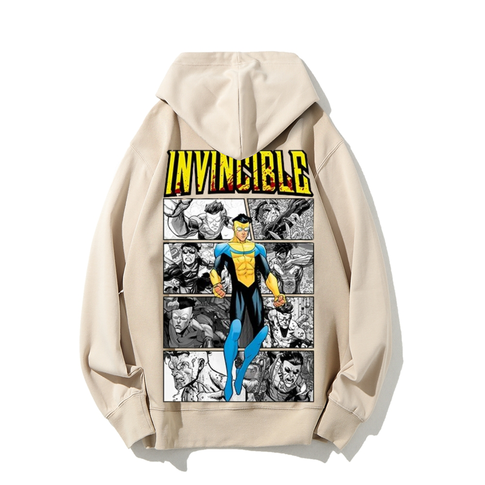Invincible Cotton Unisex Graphic Stylish Hooded