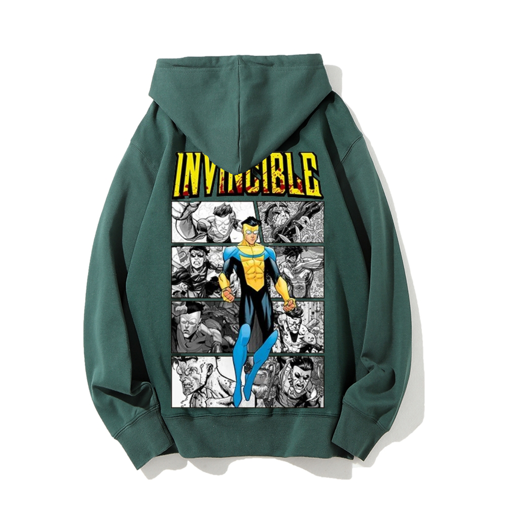 Invincible Cotton Unisex Graphic Stylish Hooded
