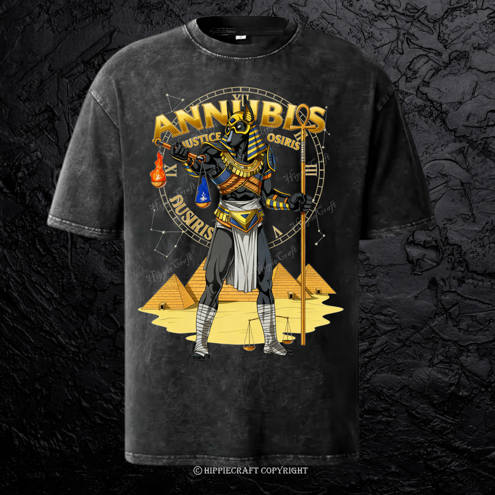 Unisex ANUBIS Washed T-Shirt