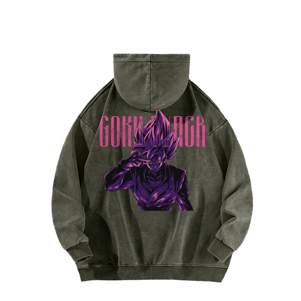 Goku Black Vintage Hoodie | Dragon Ball Super