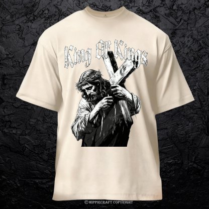 Unisex  king of kings Washed T-Shirt