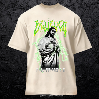 Unisex  PIILIPPIANS 4:6 Washed T-Shirt