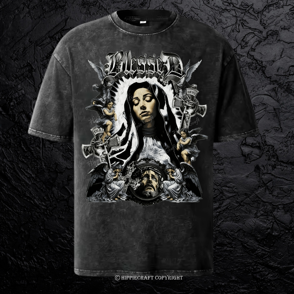 Unisex Jesus is the Son of God incarnate as a human being Washed T-Shirt