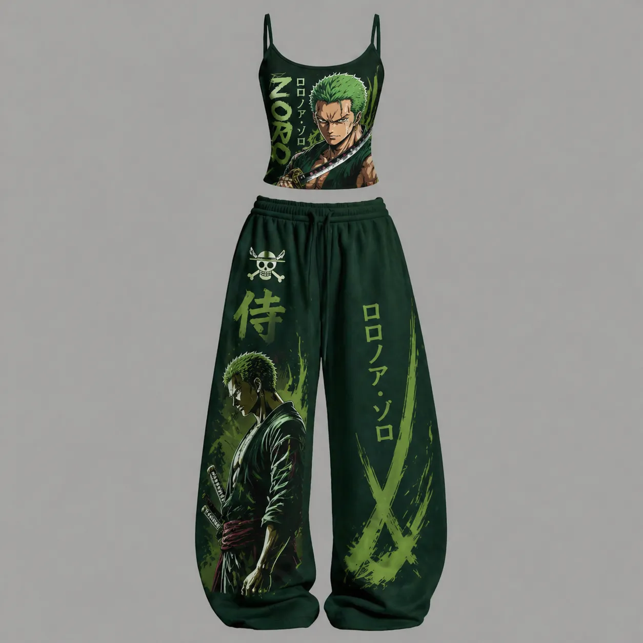 Dandadan Top & Elasticated Trousers Two-Piece Set