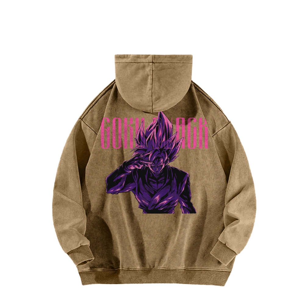 Goku Black Vintage Hoodie | Dragon Ball Super