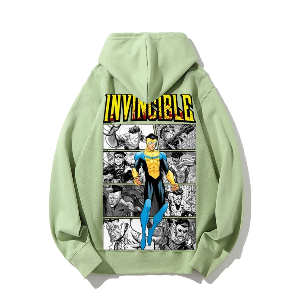 Invincible Cotton Unisex Graphic Stylish Hooded