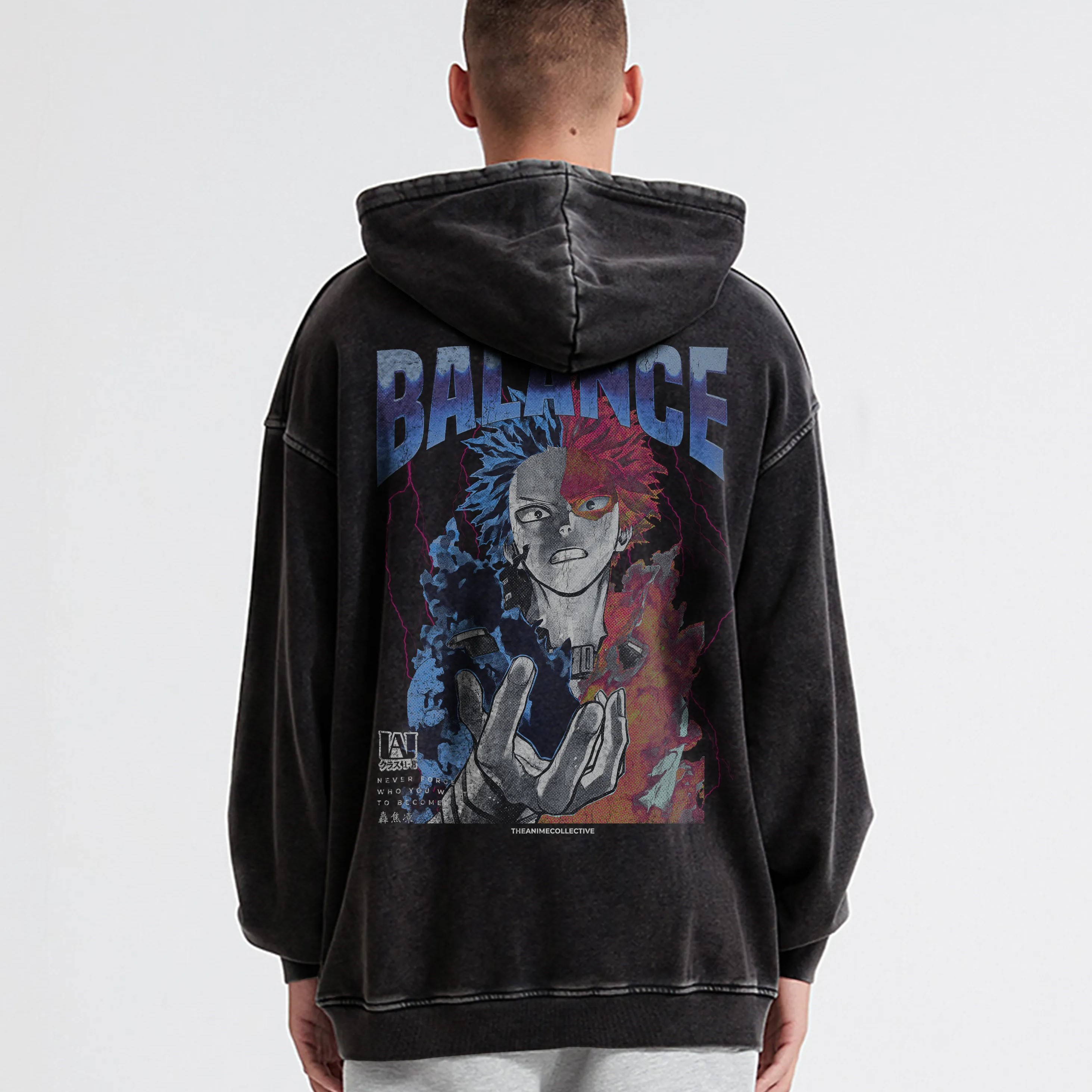 Todoroki Vintage Hoodie | My Hero Academia