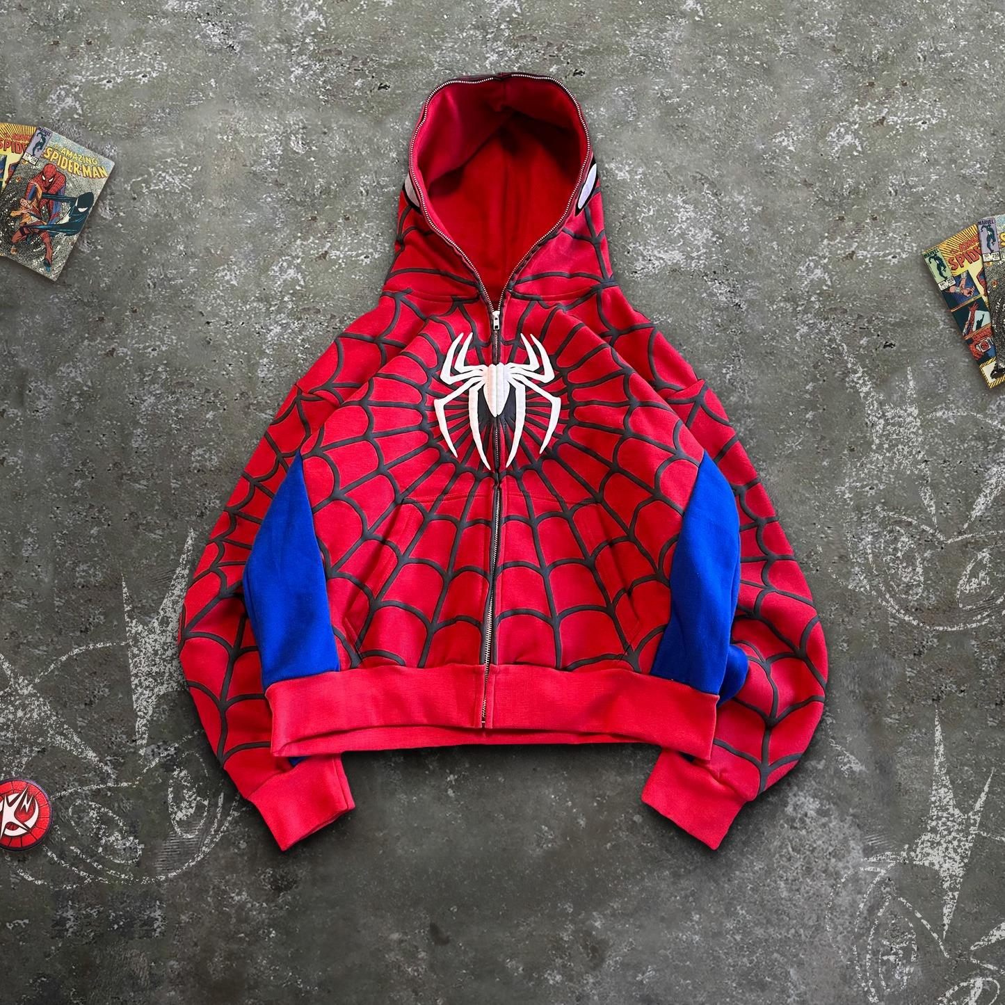 Spider-Man Embossed Full Zip Cardigan