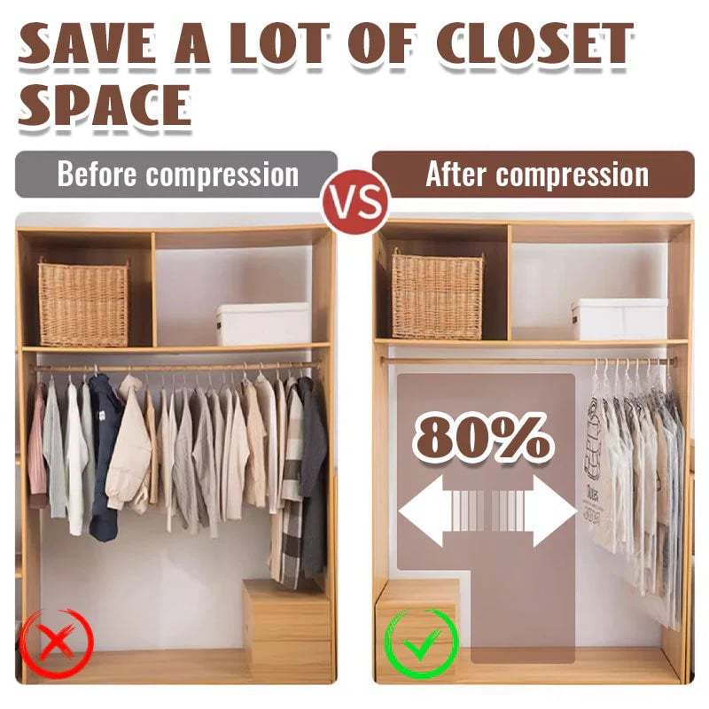 ⏳LAST DAY SALE 49% OFF!!🔥Hanging Vacuum Storage Bags