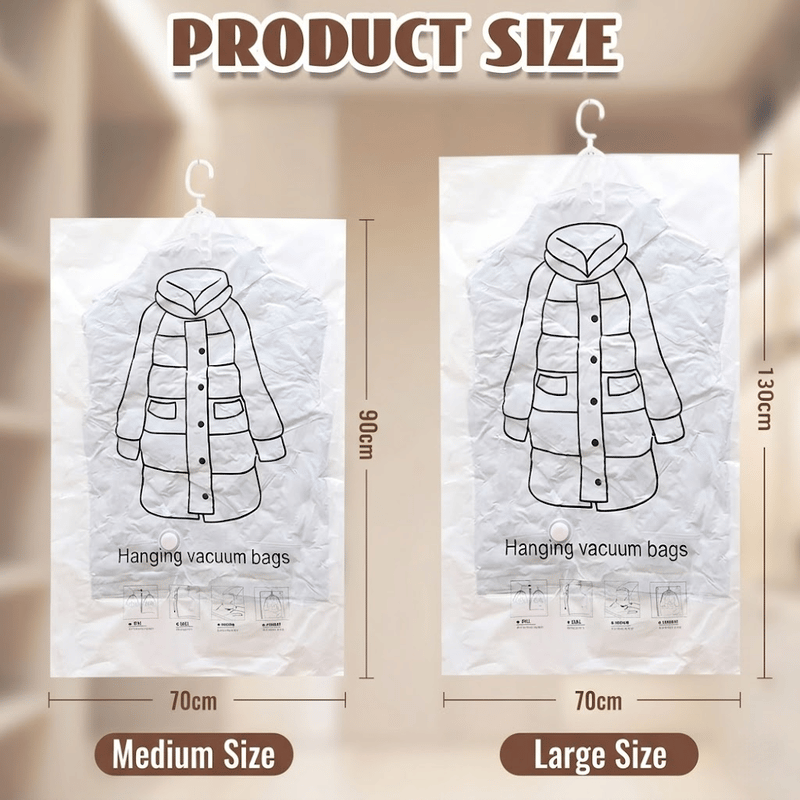 ⏳LAST DAY SALE 49% OFF!!🔥Hanging Vacuum Storage Bags