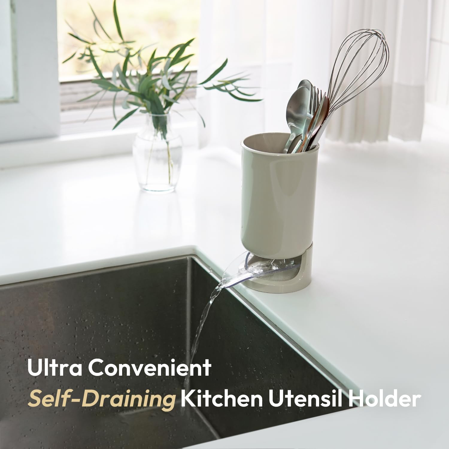 Utensil Drying Holder for Kitchen Counter