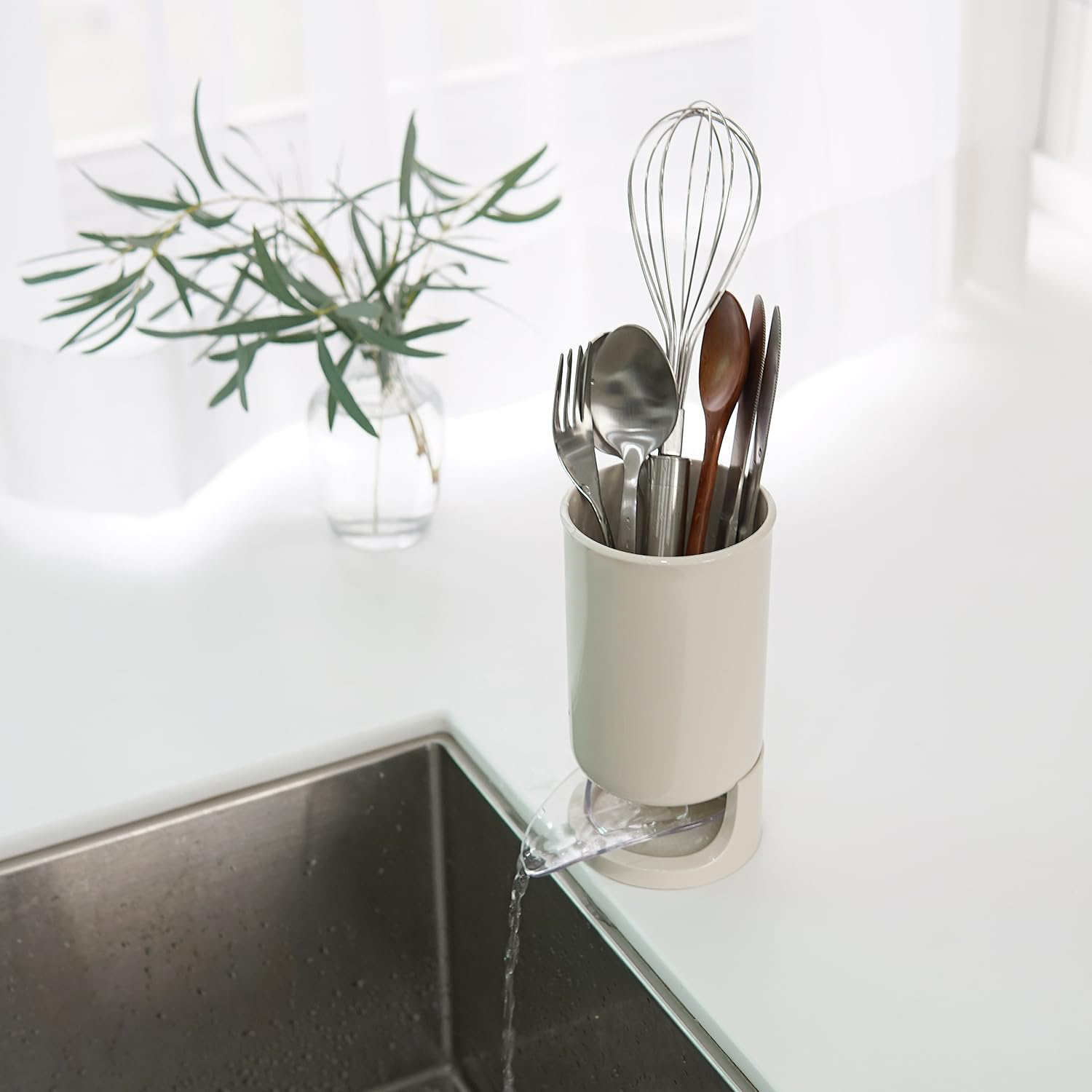 Utensil Drying Holder for Kitchen Counter