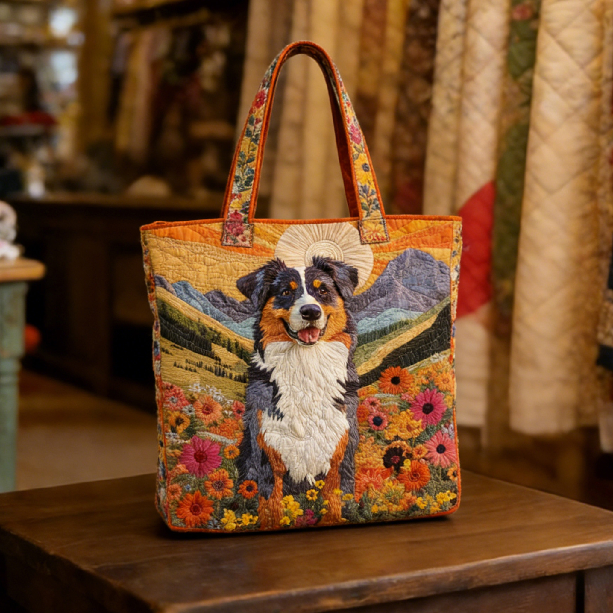 Australian Shepherd Handmade Handbag