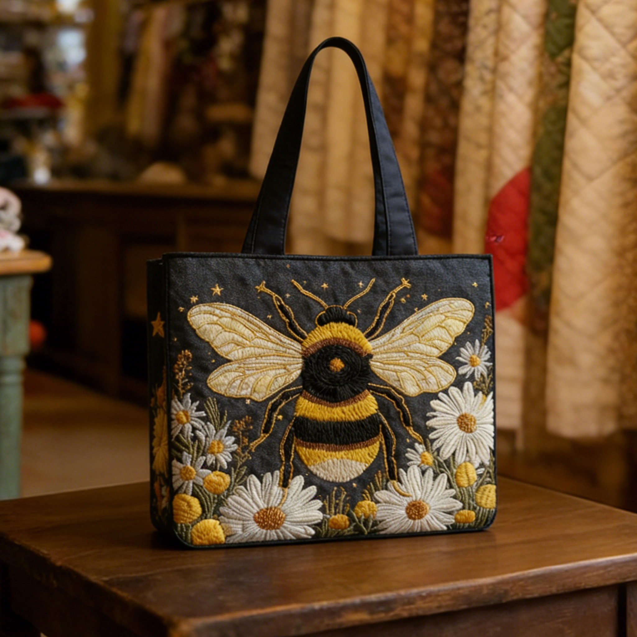 Bee Handmade Tote Bag