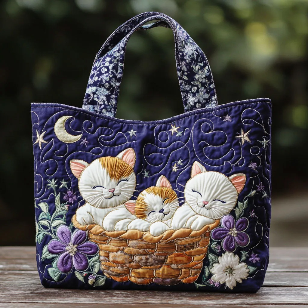 Midnight Basket CP2509034CL Quilted Tote Bag