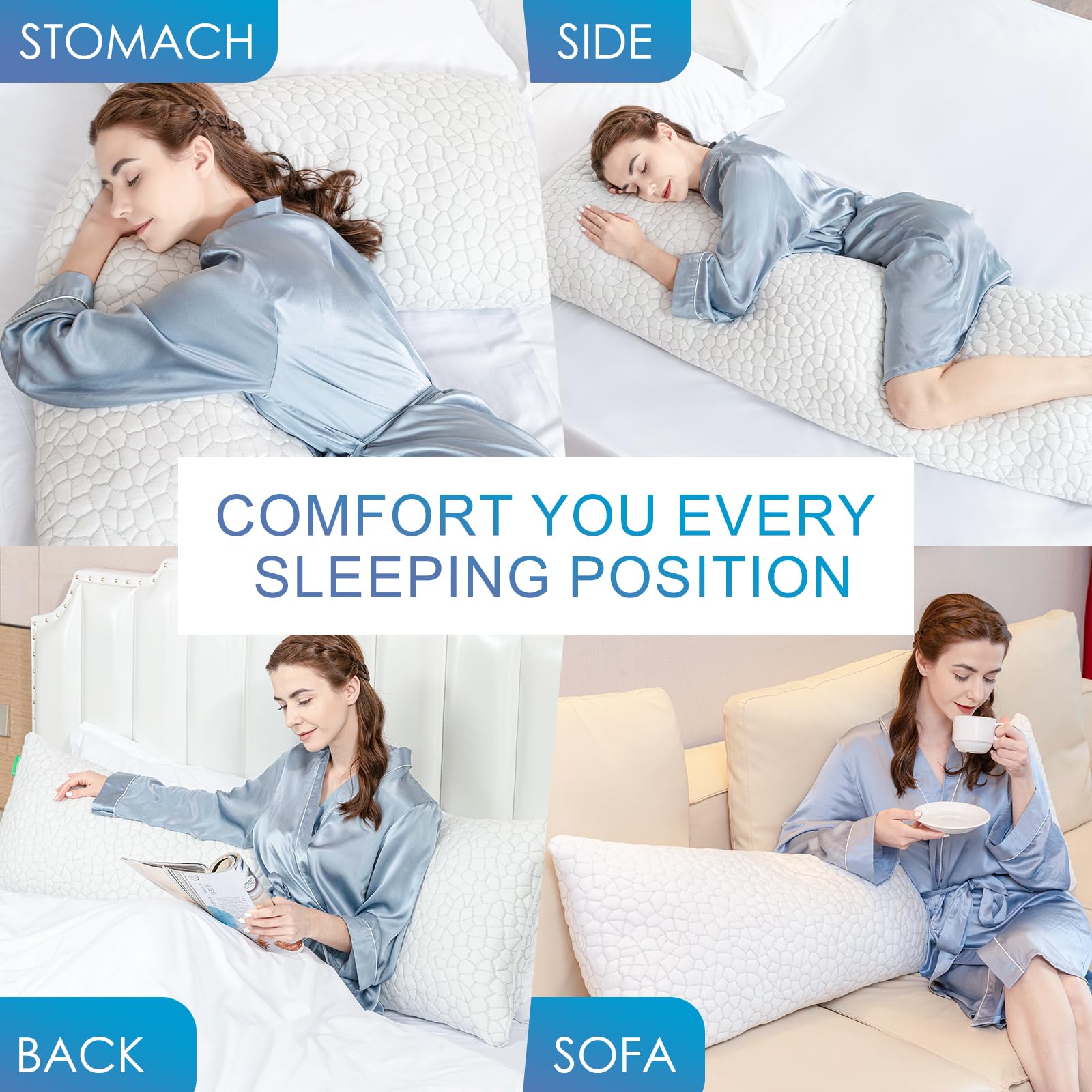 cooling pillow （Body Pillow 1 Count）