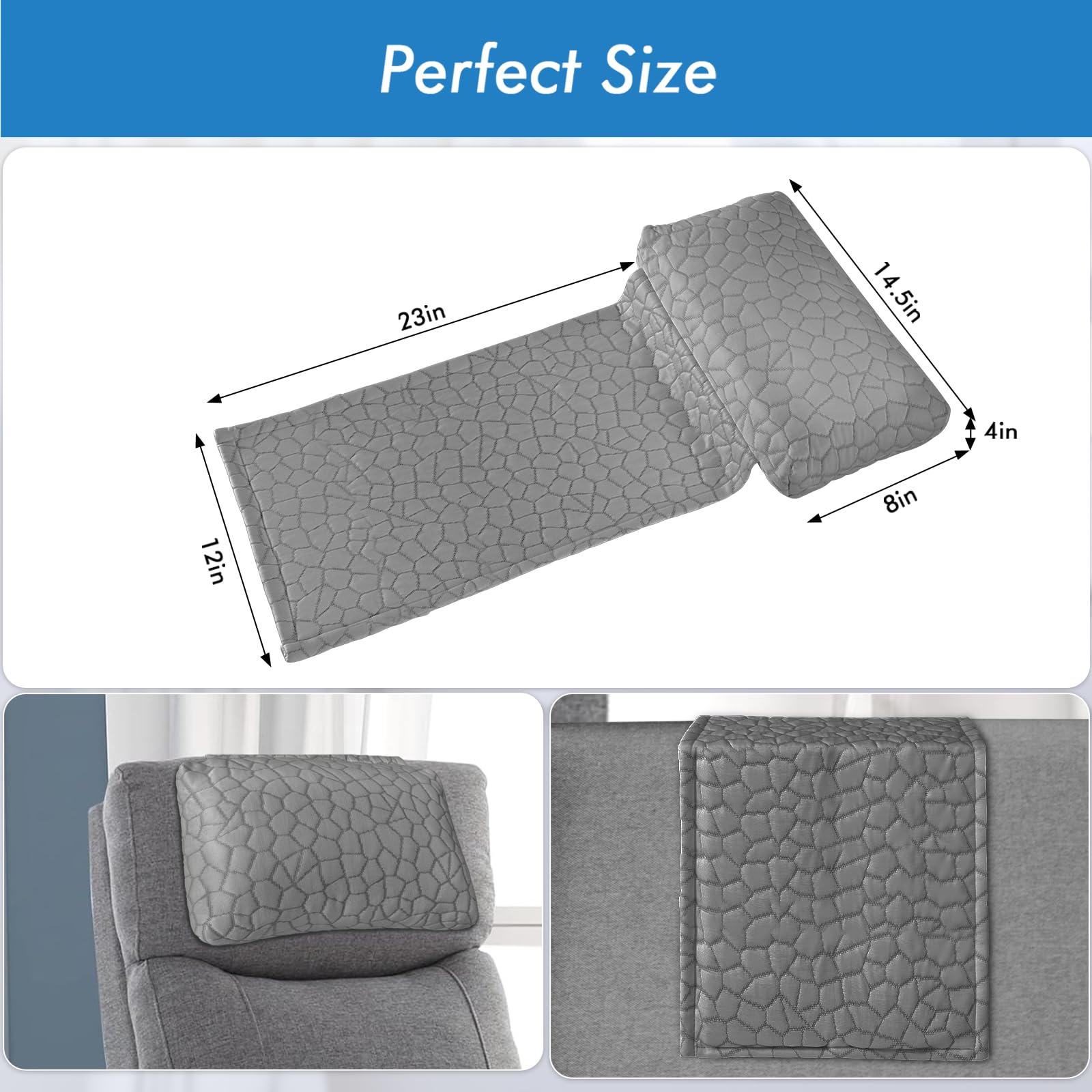 Adjustable Headrest Pillow