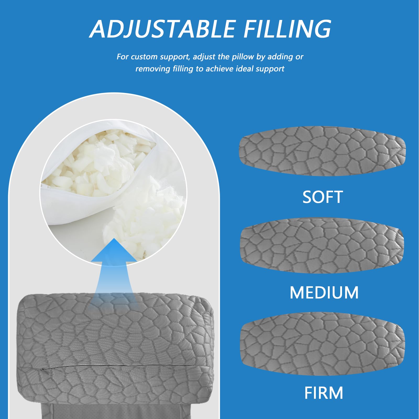 Adjustable Headrest Pillow