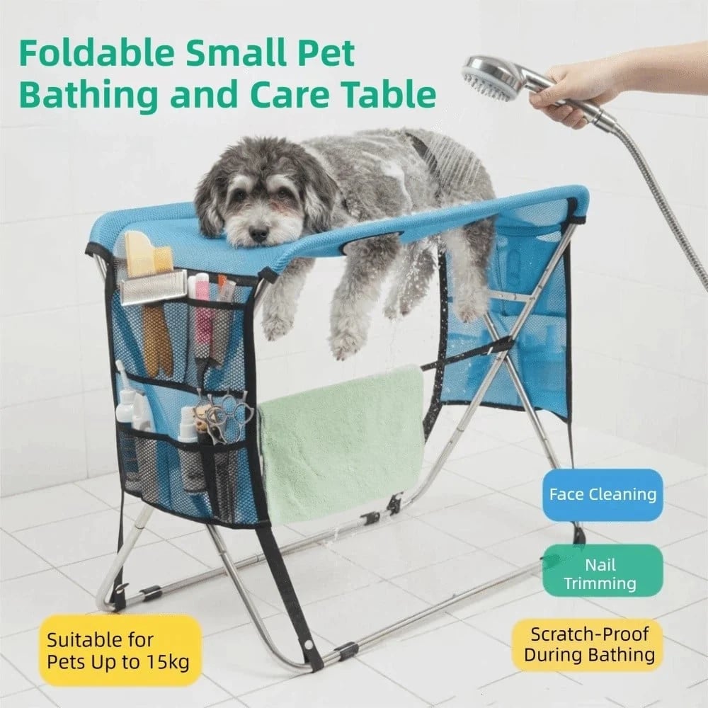 🐶🐱Pet Grooming Hammock – No-Slip Bathing & Grooming Sling