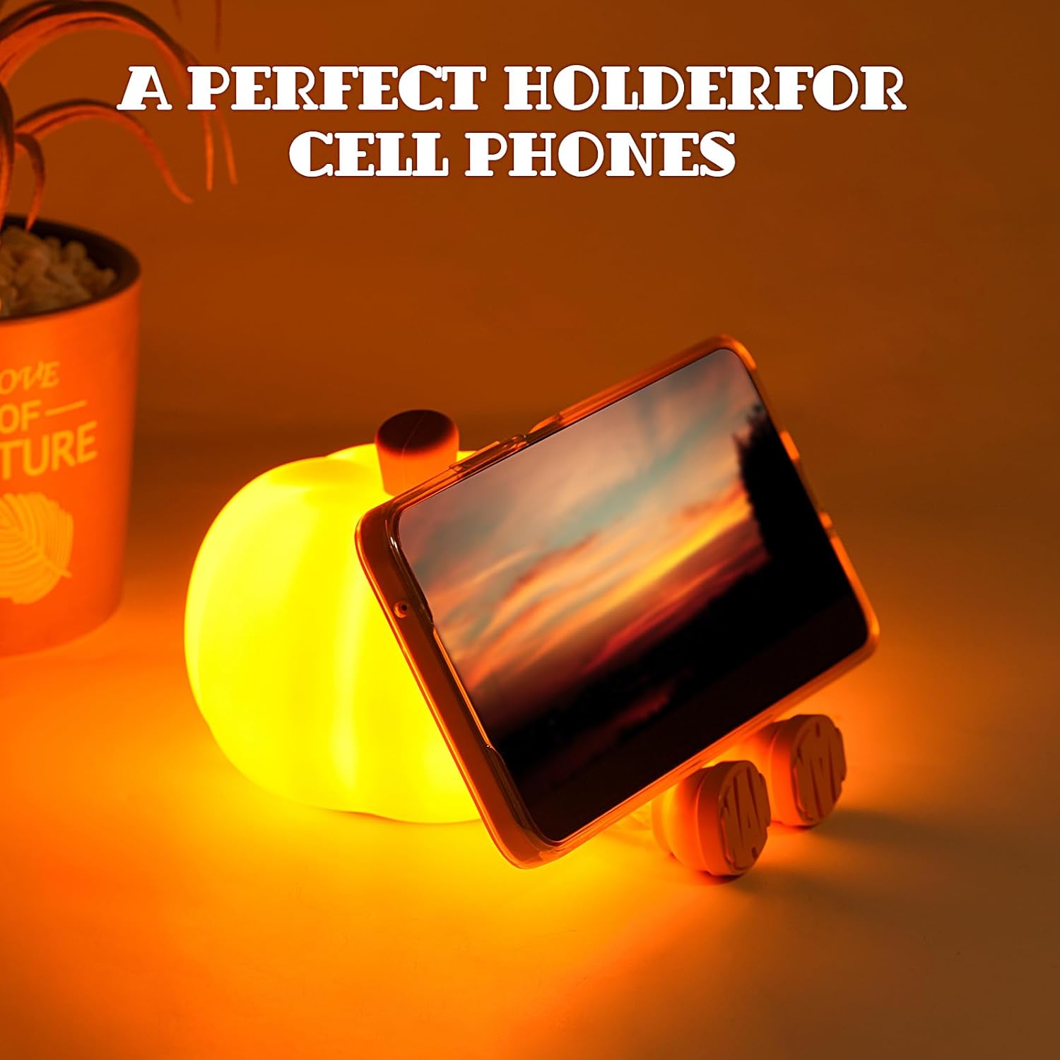 🎃 Halloween pumpkin night light! Cute and soothing✨