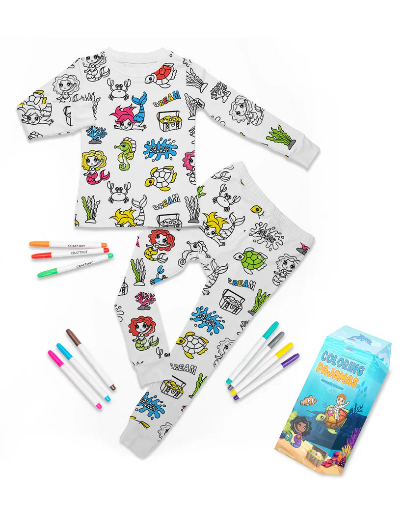 🖌️🎨Kids Coloring Pajamas Set