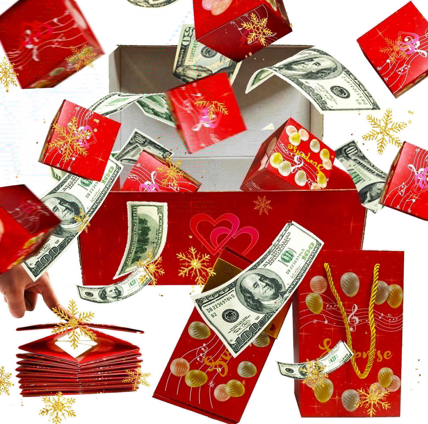 🎉Folding Bouncing Surprise Gift Box