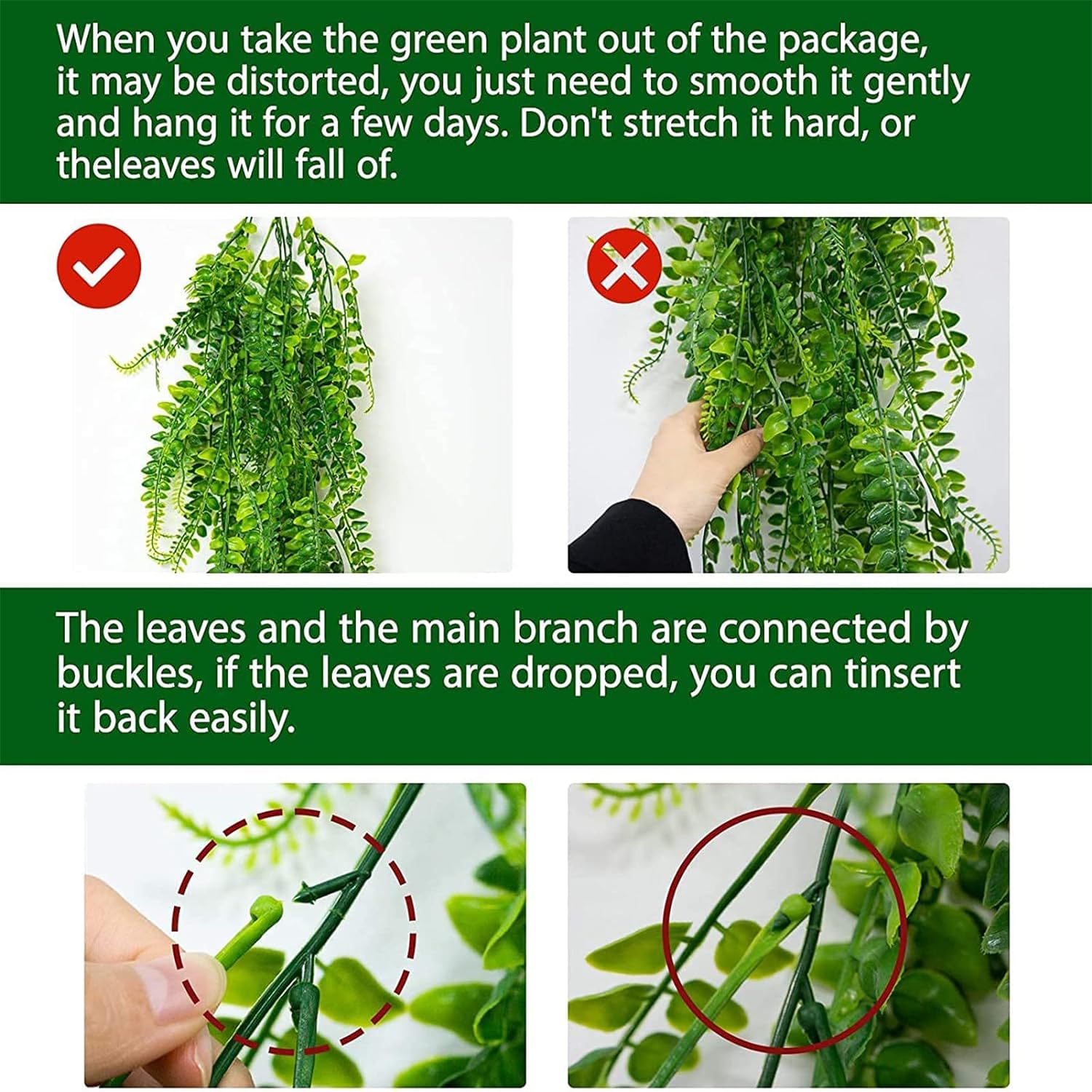 Last Day 70% OFF🌿Artificial hanging Persian grass vine