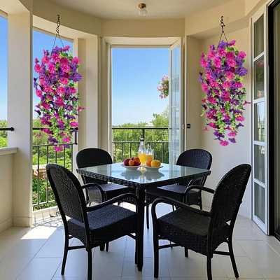 💐 2025 Spring Hot Sale ✨ UV Simulation Artificial Hanging Morning Glory 🌺