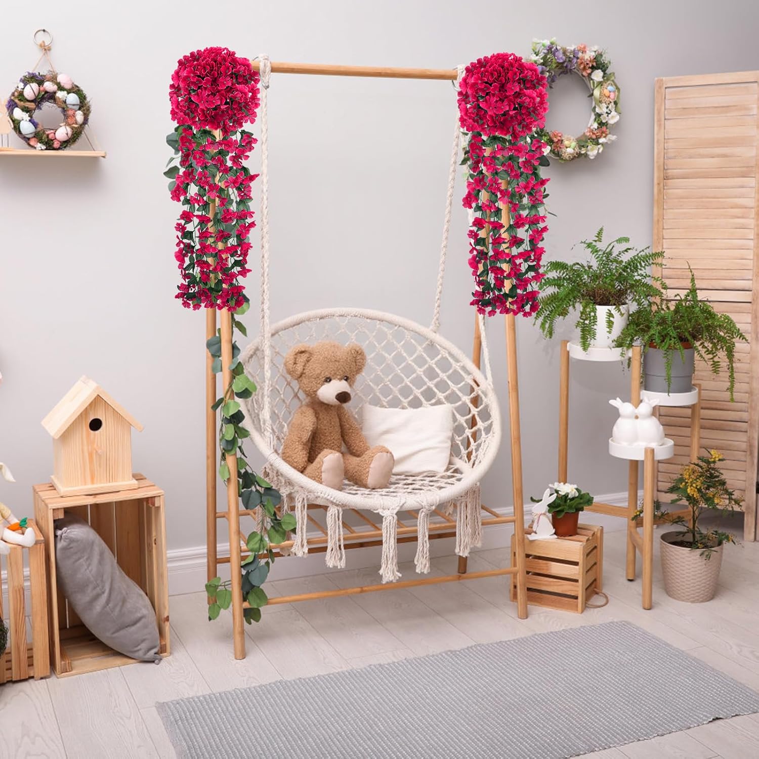 Last Day 75% OFF – 🌷Vivid Artificial Hanging Orchid Bunch🌸