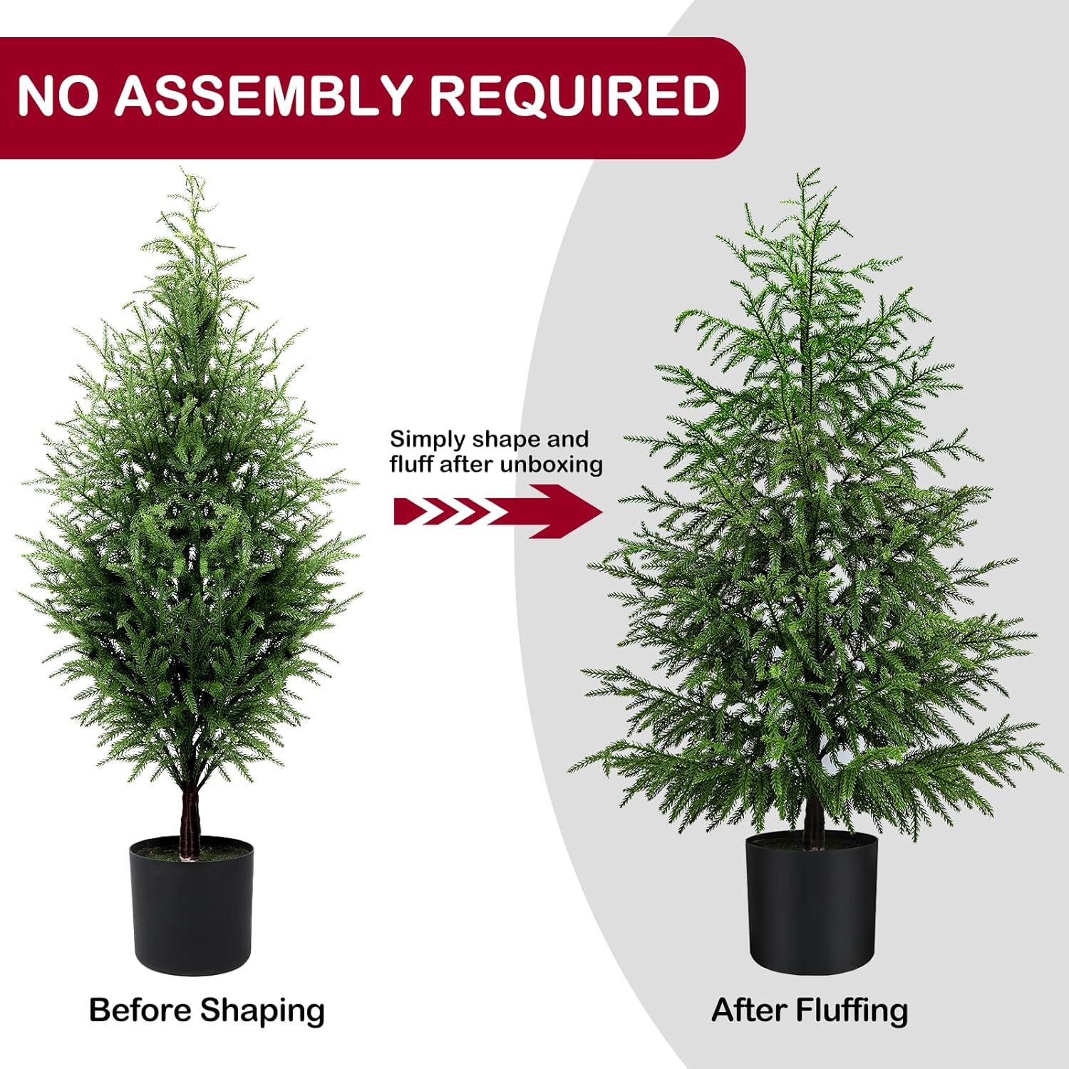 🔥 Real Touch Norfolk Pine Topiary – Perfect Holiday Tree 🎄 Only $12.98 🎁