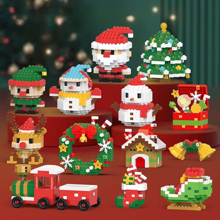 🎁Limited Time 49% OFF-🎄Santa Claus Design Building Blocks Toy