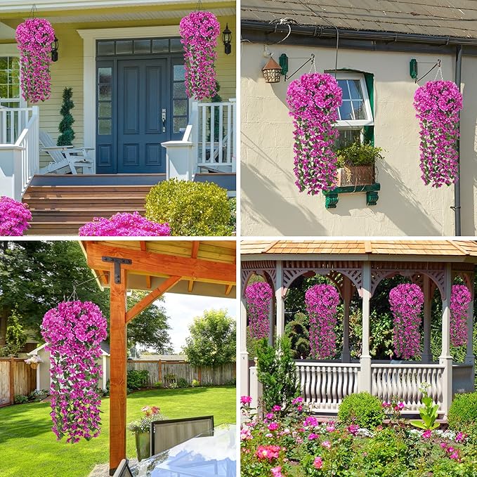 Last Day 75% OFF – 🌷Vivid Artificial Hanging Orchid Bunch🌸