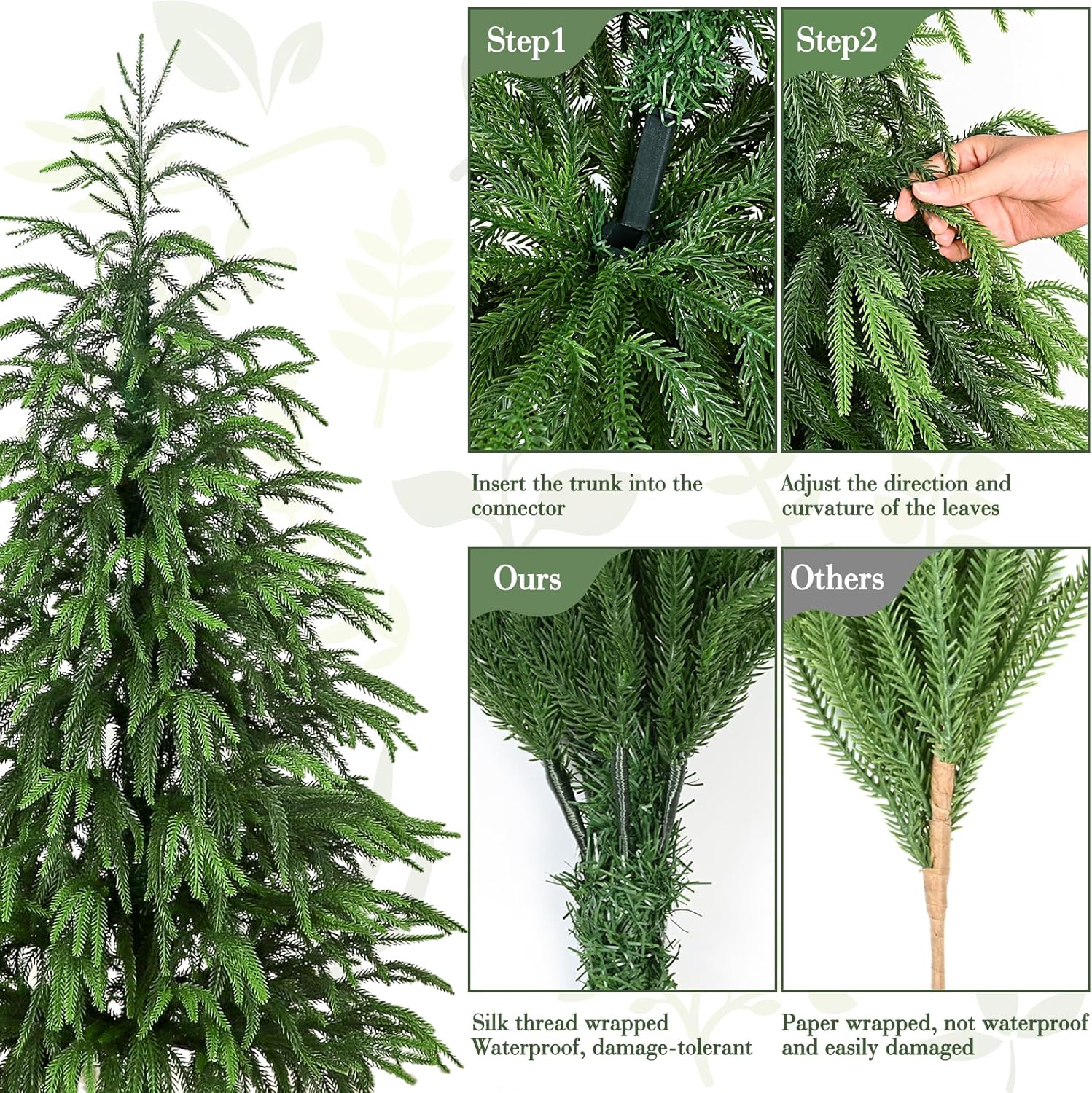 🔥 Real Touch Norfolk Pine Topiary – Perfect Holiday Tree 🎄 Only $12.98 🎁